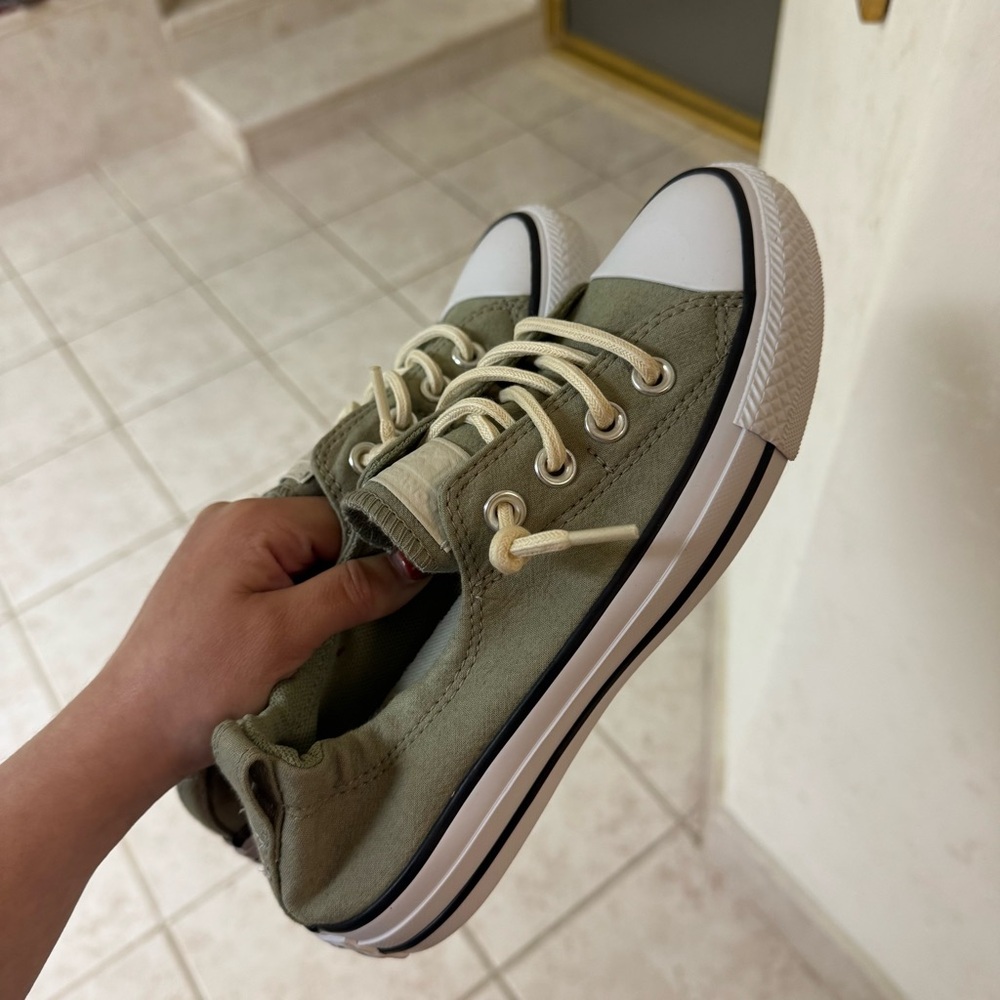 sage green converse - chuck taylor all star shoreline - Picture 4 of 6